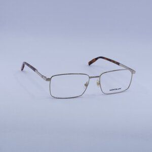 Montblanc MB0022O 003 Eyeglasses Gold/Havana 57mm Rectangle Frame